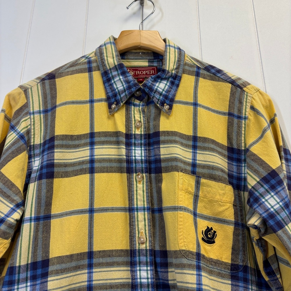 Roper Womens Western Cowgirl Plaid Button Down Size M Rodeo Farm Girl Workwear - Picture 8 of 8